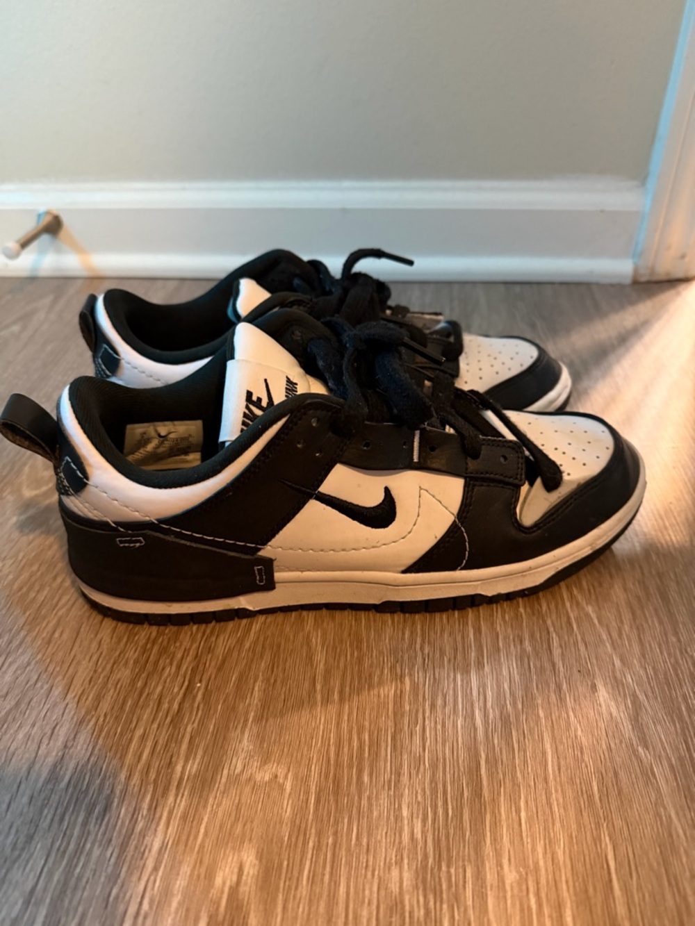 Nike Dunk Disrupt Low Black and White